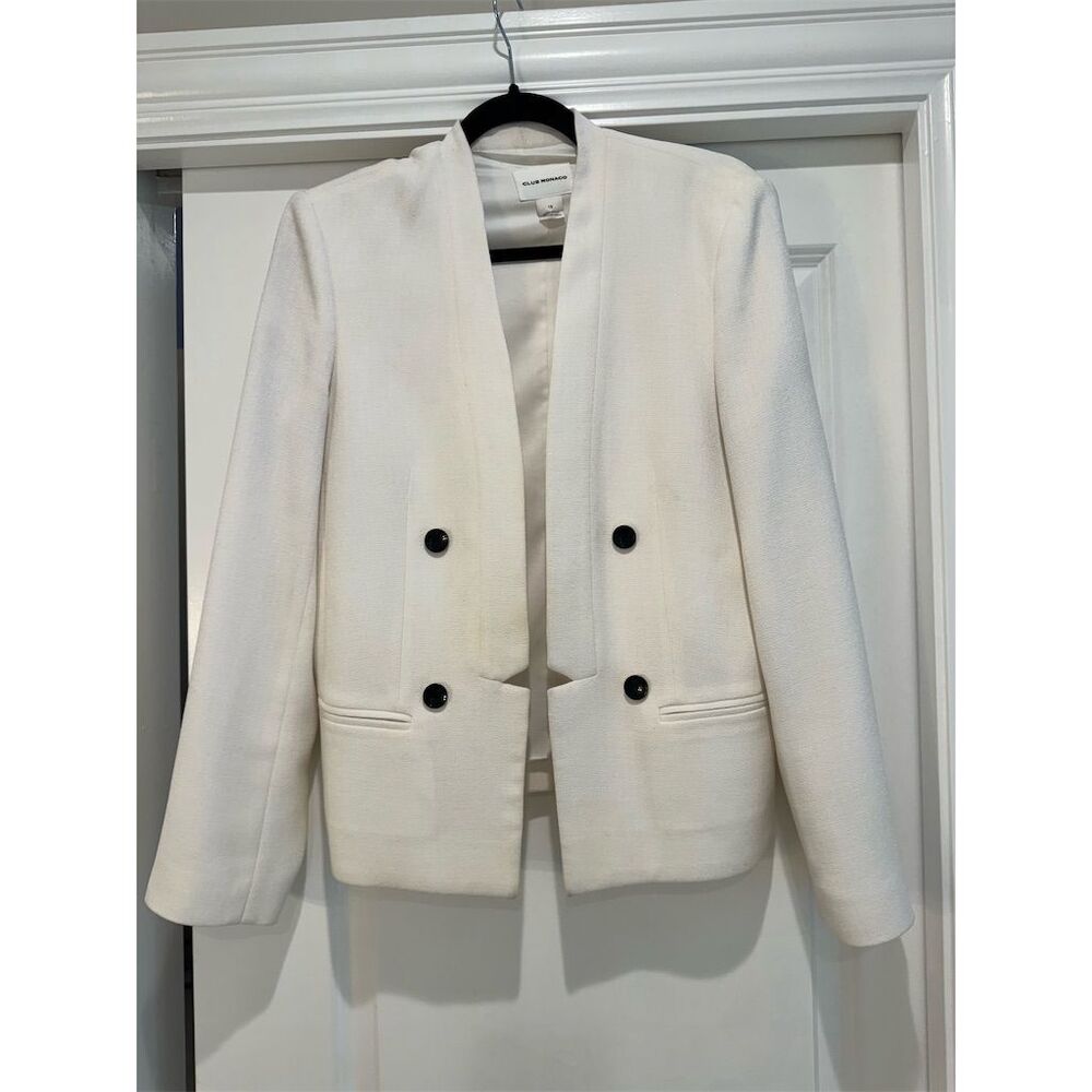 Club Monaco White Blazer
